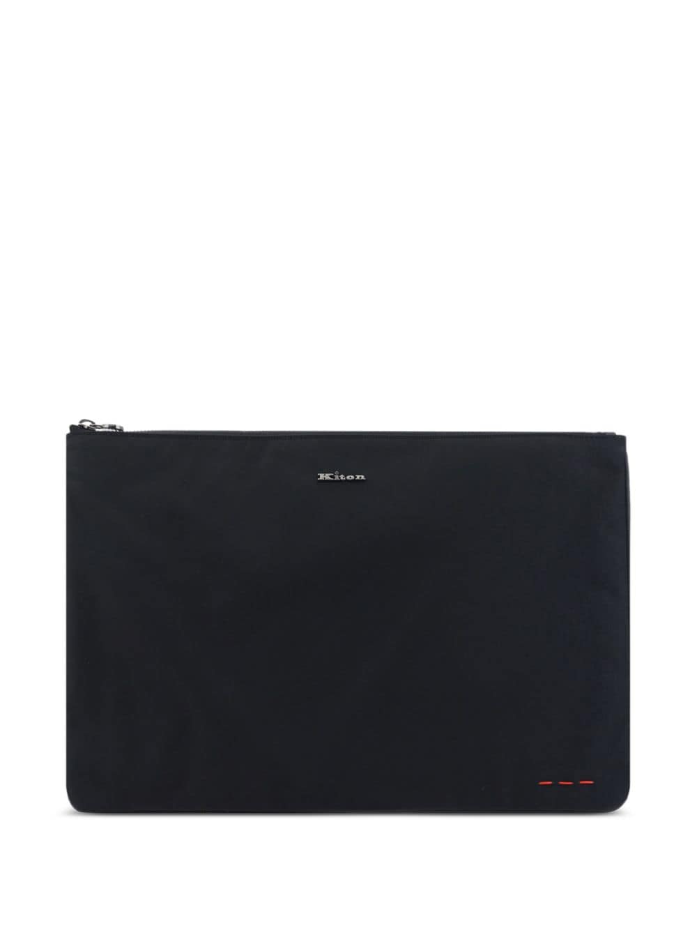 Shop Kiton Borsa Pouch In Black