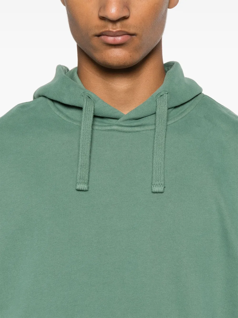 Stone Island Hoodie met Compass-logopatch Groen