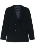 Seventy double-breasted knitted blazer - Blue