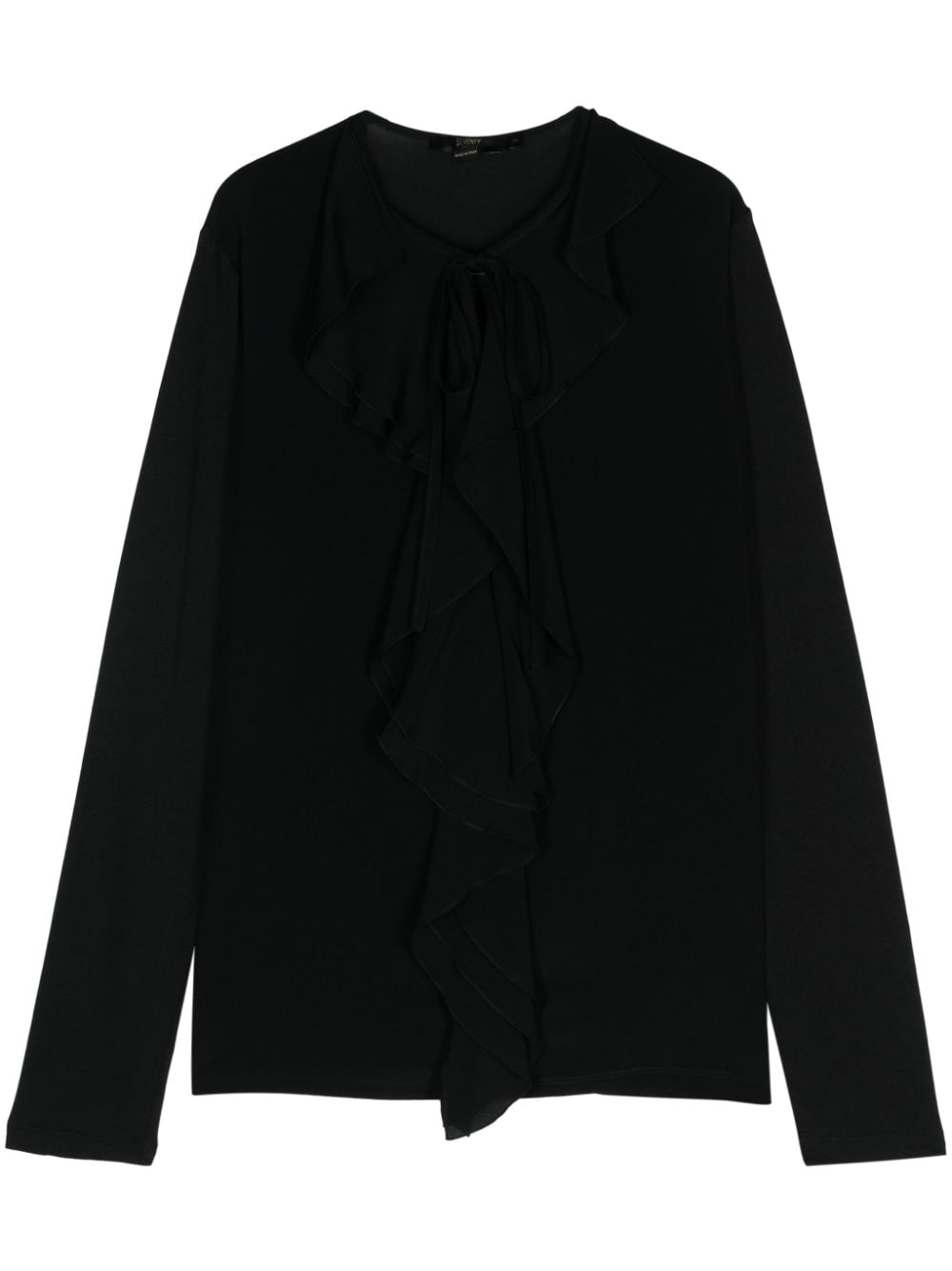 Seventy Draped-detail Blouse In Black