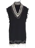 R13 chain-embellished dress - Black