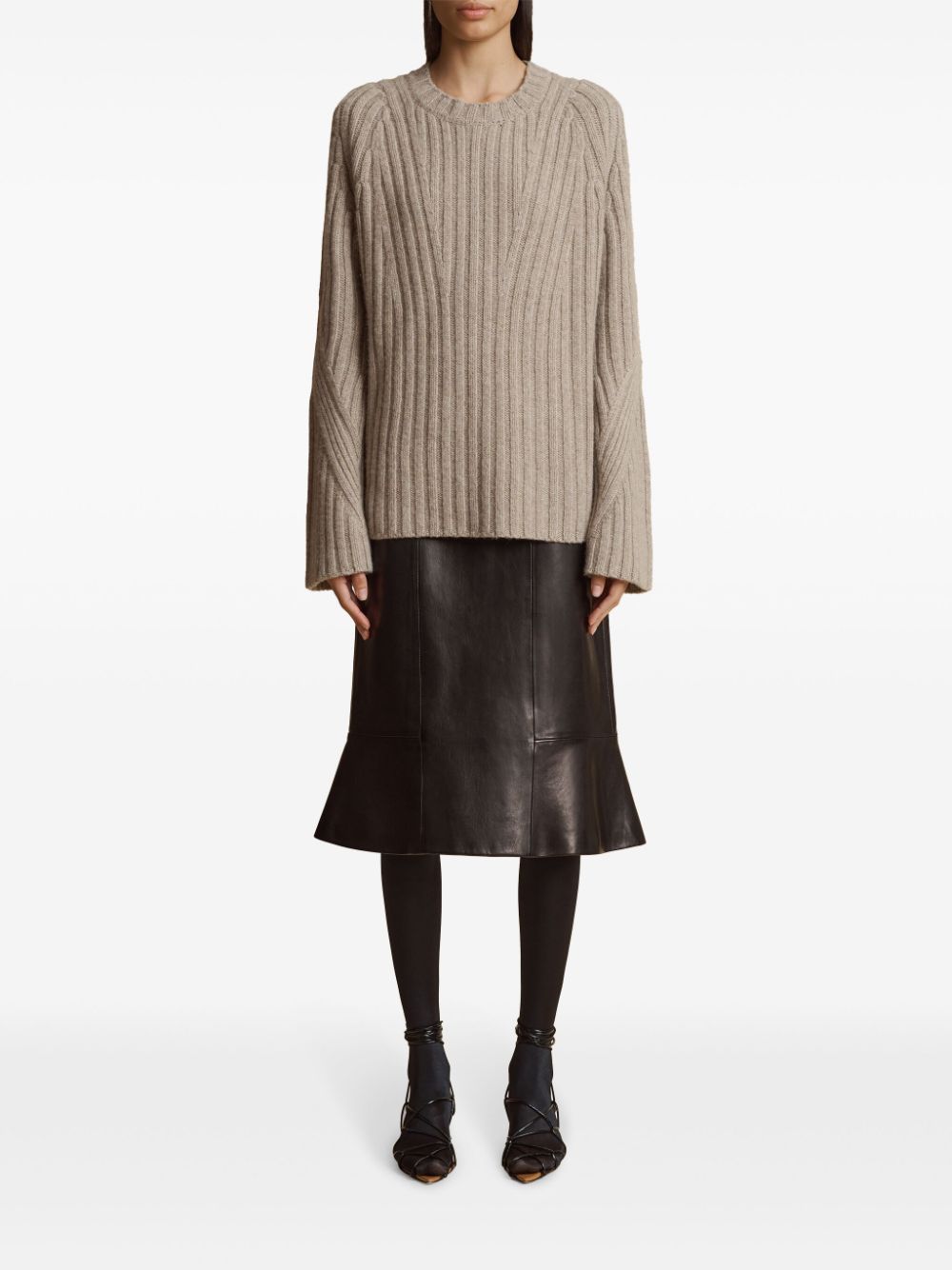 KHAITE The Calvin jumper - Neutrals