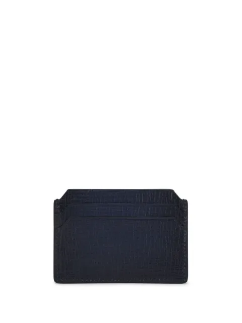 Santoni tarjetero con logo en relieve