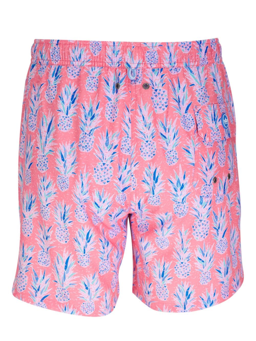 Peter Millar Zwembroek met grafische print - Roze