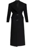 The Attico wool maxi coat - Black