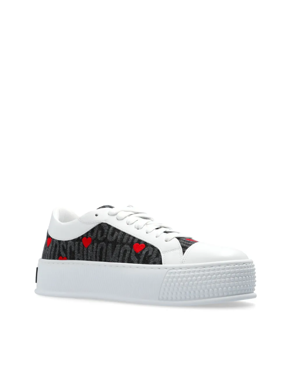 Moschino Sneakers a Calzino Con Logo Jacquard Nero FARFETCH IT