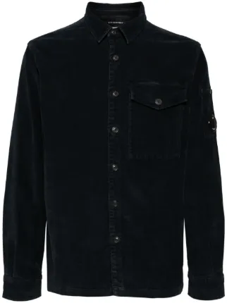 C.P. Company コーデュロイ シャツ | ブルー | FARFETCH JP