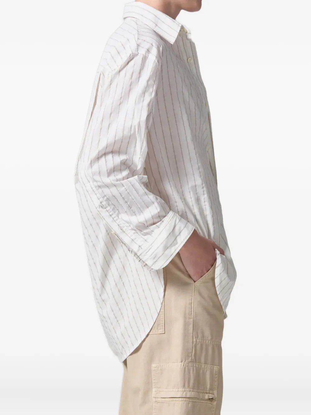 Citizens of Humanity Kayla stripe-pattern shirt Wit