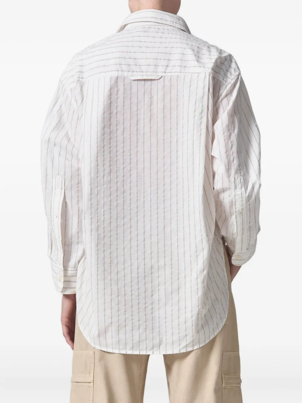 Citizens of Humanity Kayla stripe-pattern shirt Wit