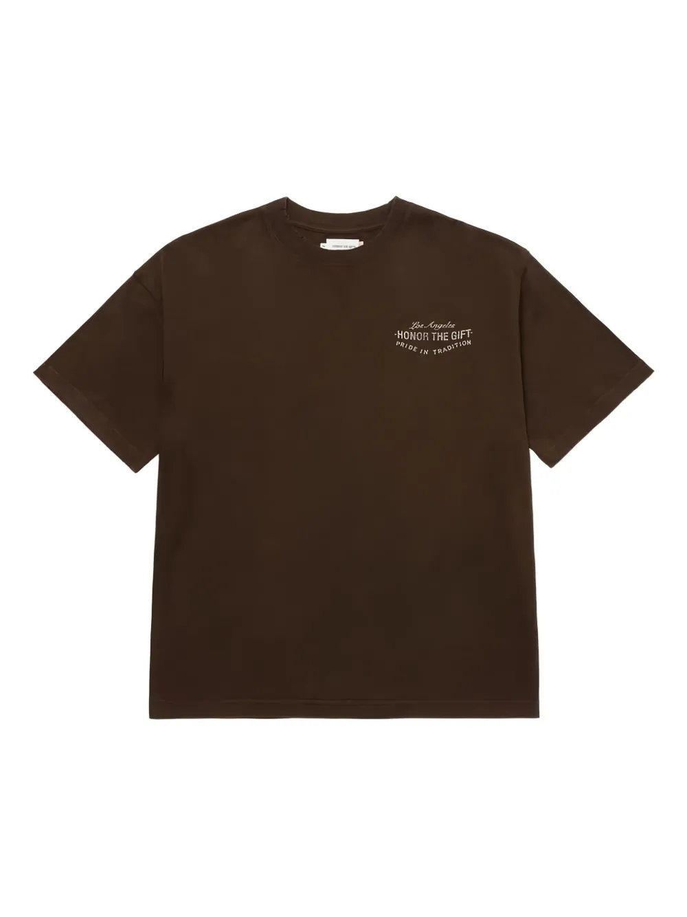 Honor The Gift stadium-print T-shirt - ブラウン Honor The Gift stadium-print T-shirt - ブラウン