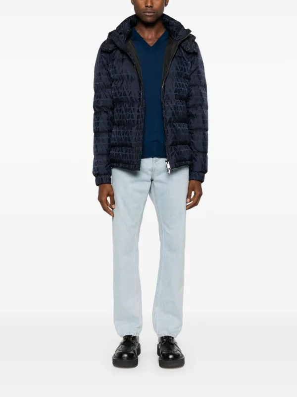 Valentino Garavani Vネック セーター | ブルー | FARFETCH JP