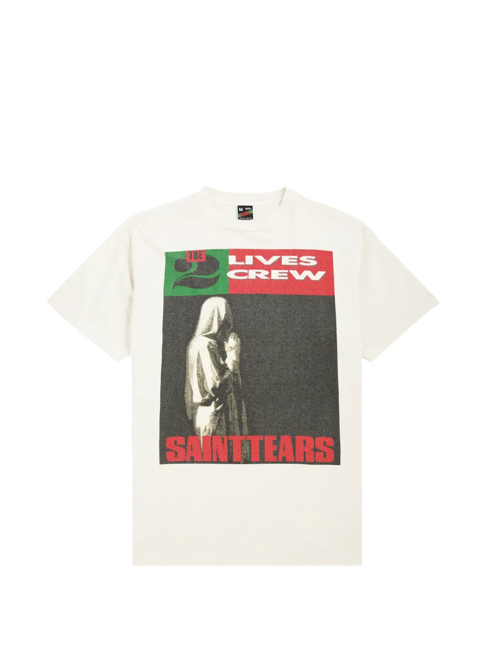 SAINT MXXXXXX Denim Tears graphic-print T-shirt - Toni neutri