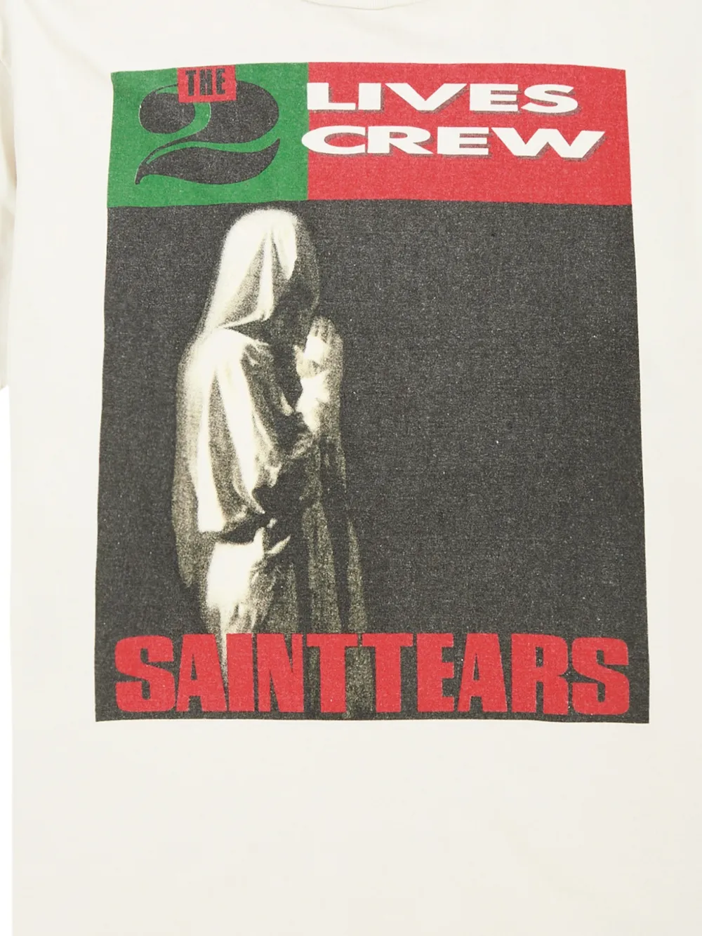 SAINT MXXXXXX Denim Tears graphic-print T-shirt | Neutrals