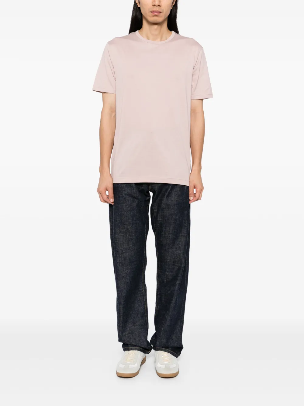 Sunspel Klassiek T-shirt - Roze