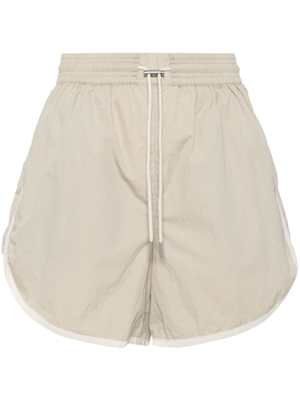 Shop Varley Harmon Shorts In Neutrals