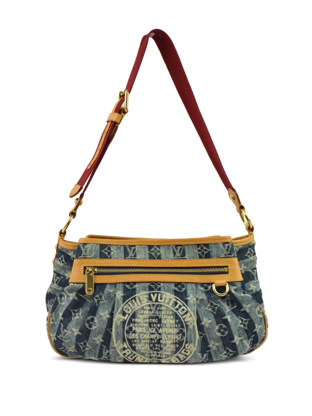 Louis Vuitton Pre-Owned 2006 Porte Epaule Raye MM shoulder bag - Blue