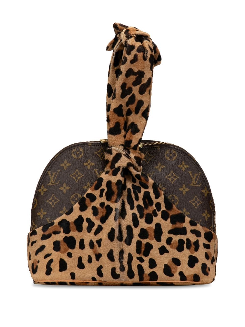 Louis Vuitton Pre-Owned 1995 Azzedine Alaia Monogram Leopard Alma handbag - Bruin