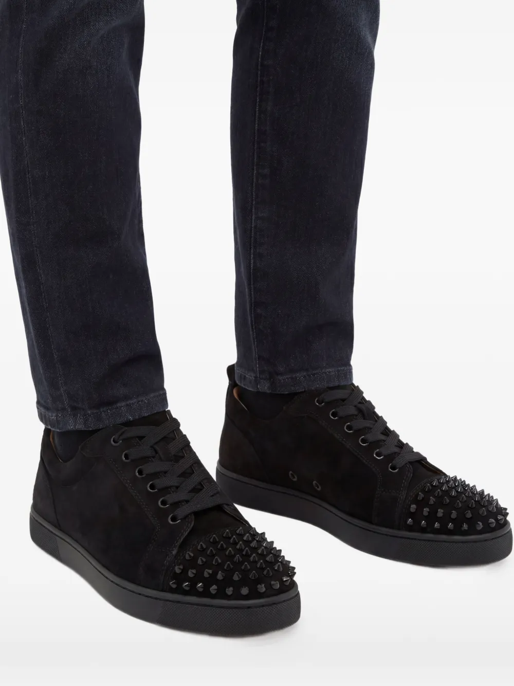 Christian Louboutin Louis Junior Spikes スニーカー | ブラック