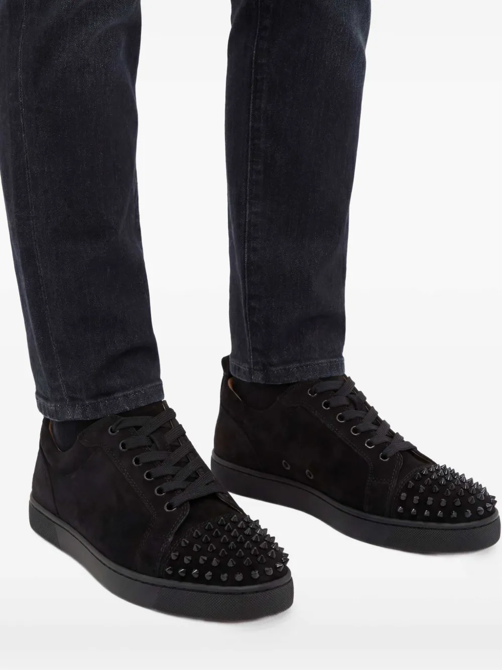 Christian Louboutin Louis Junior Spikes スニーカー | ブラック