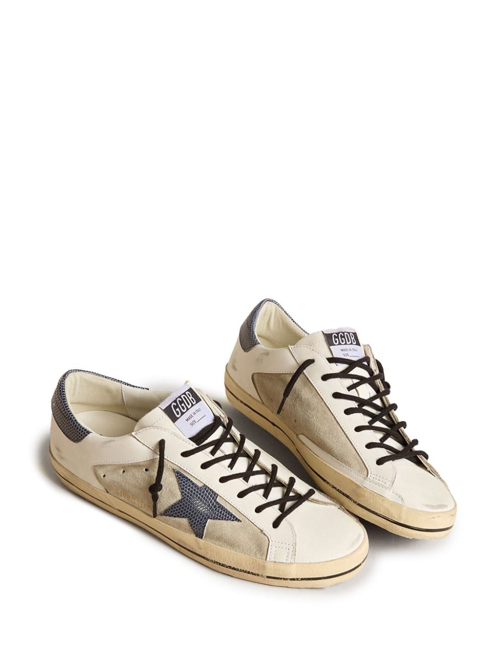 Shop Golden Goose Super-star Low-top Sneakers In Neutrals