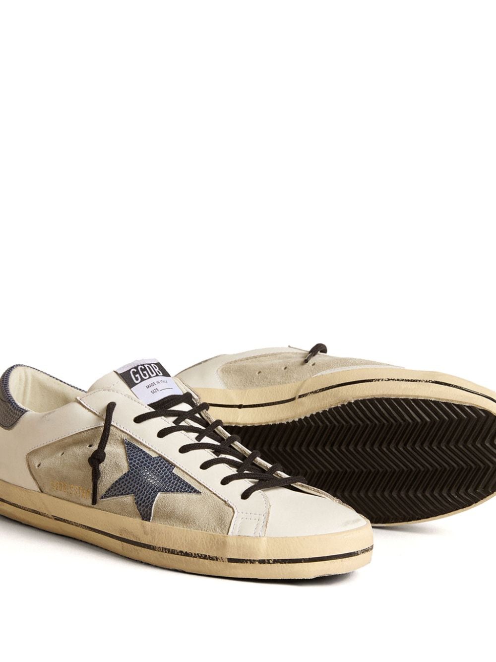 Shop Golden Goose Super-star Low-top Sneakers In Neutrals