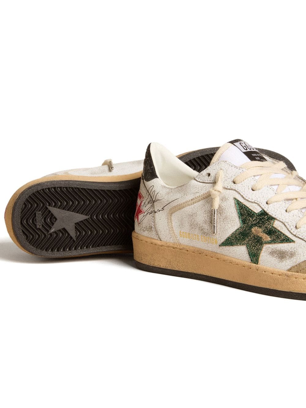 Golden Goose Ballstar low-top sneakers Wit