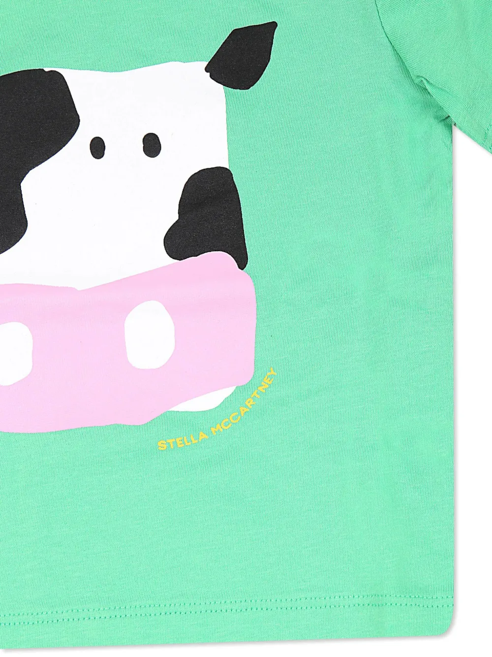Stella McCartney Kids T-shirt met print Groen