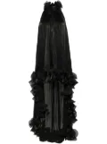 Ana Radu ruffled high-low maxi dress - Black