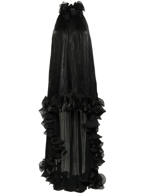 Ana Radu ruffled high-low maxi dress