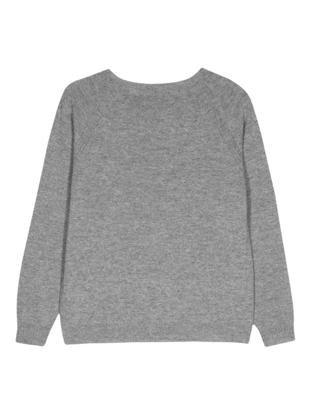 Shop Seventy Crew-neck Wool-cashmere Blend Jumper In Grey