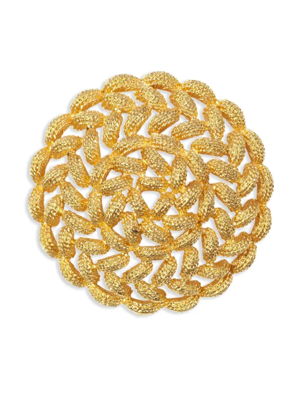 Broche Ancienne Des Années 1950 En Plaqué Or - Occasion, Style Vintage à Collectionner