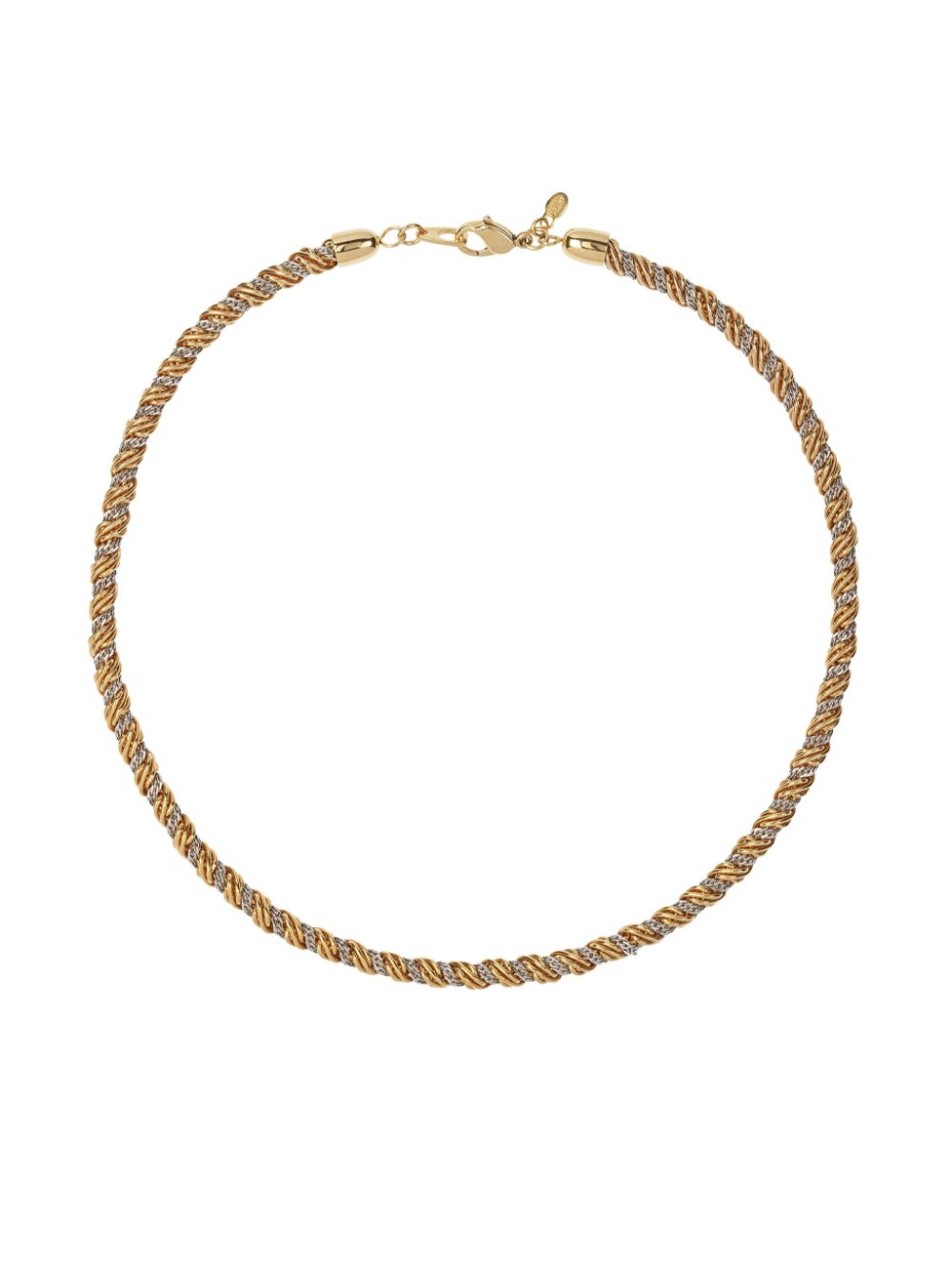 Pre-owned Susan Caplan Vintage 1980s Monet Chain Bracelet In Gold