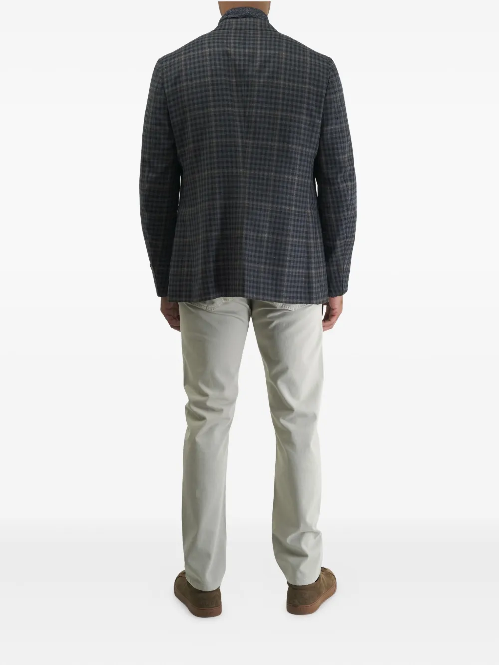 Isaia check-patterned blazer | Blazers | Image 2