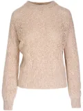 Agnona open-knit jumper - Neutrals