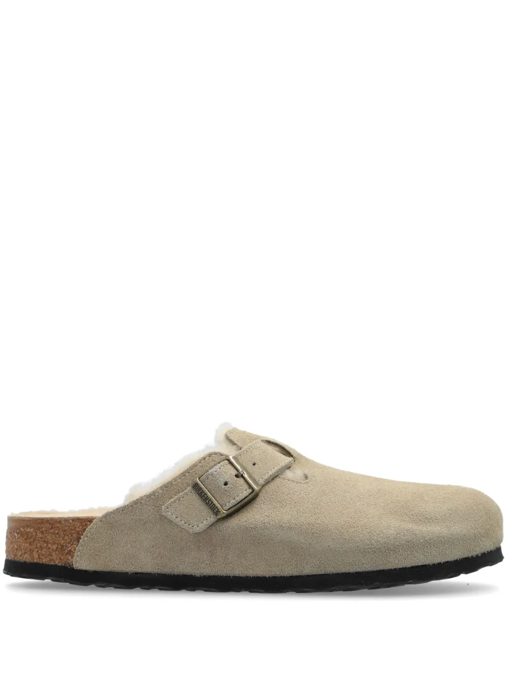 Birkenstock Boston suede slippers Neutrals