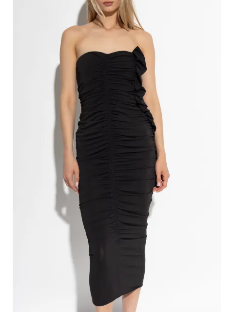 The Attico ruched midi dress 248WCM153A014 - 2