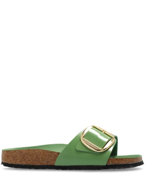 Birkenstock Madrid big-buckle patent-leather sandals