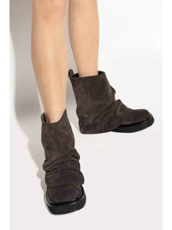 The Attico Mini Robin Boots | Grey | FARFETCH SG
