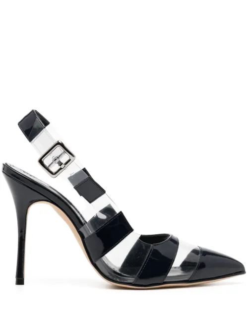Escarpins Uxra 70 mm à bride arrière - Manolo Blahnik - Modalova