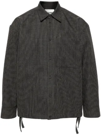 Jil Sander ストライプ シャツジャケット | グレー | FARFETCH JP