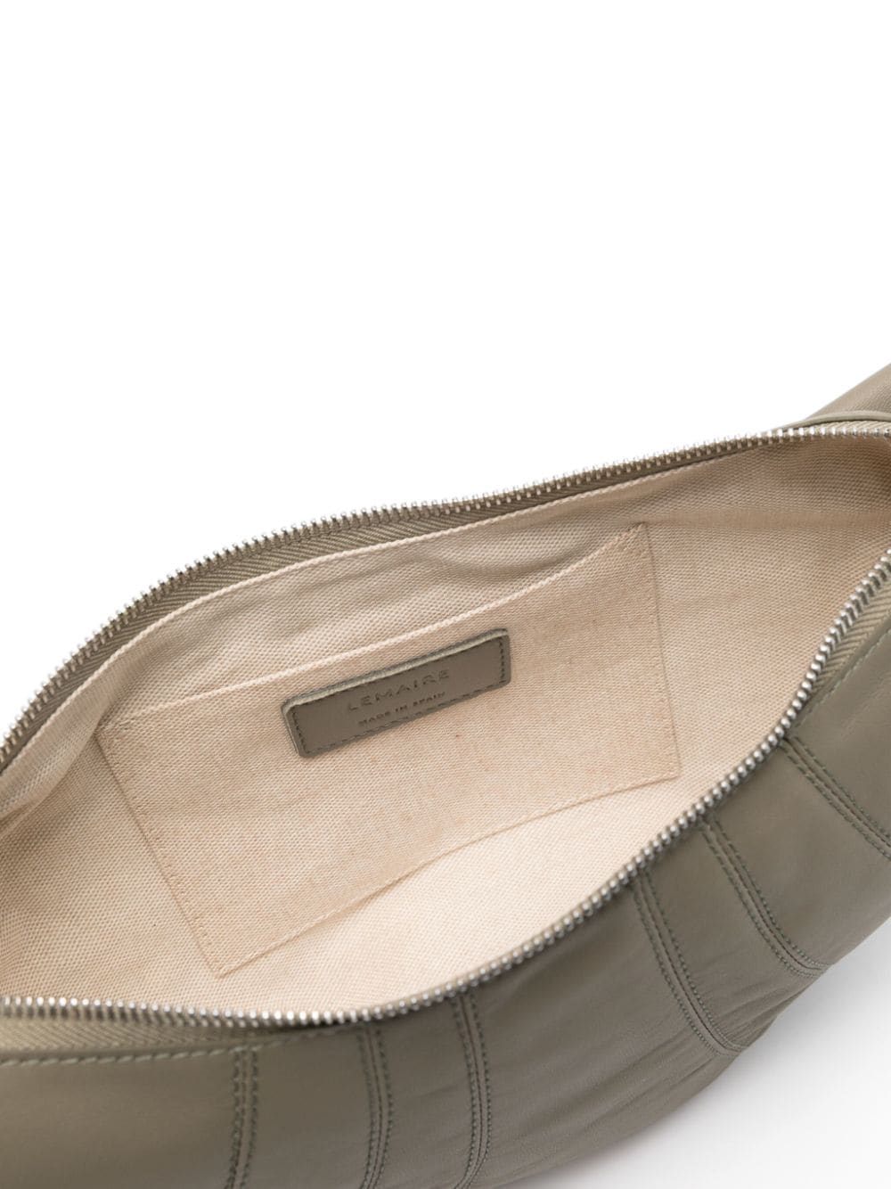 Shop Lemaire Small Croissant Shoulder Bag In Grey