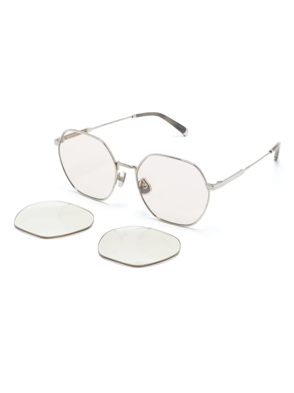 Brunello Cucinelli Intarsia Rays sunglasses - Beige