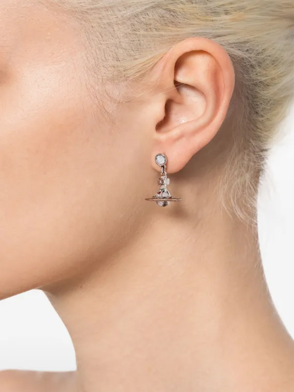 Vivienne Westwood Bas Relief ドロップピアス | シルバートーン