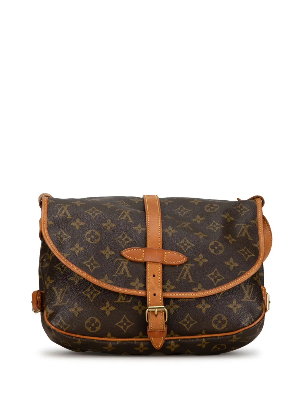Louis Vuitton Pre-Owned 1993 Saumur 30 crossbodytas met monogram - Bruin