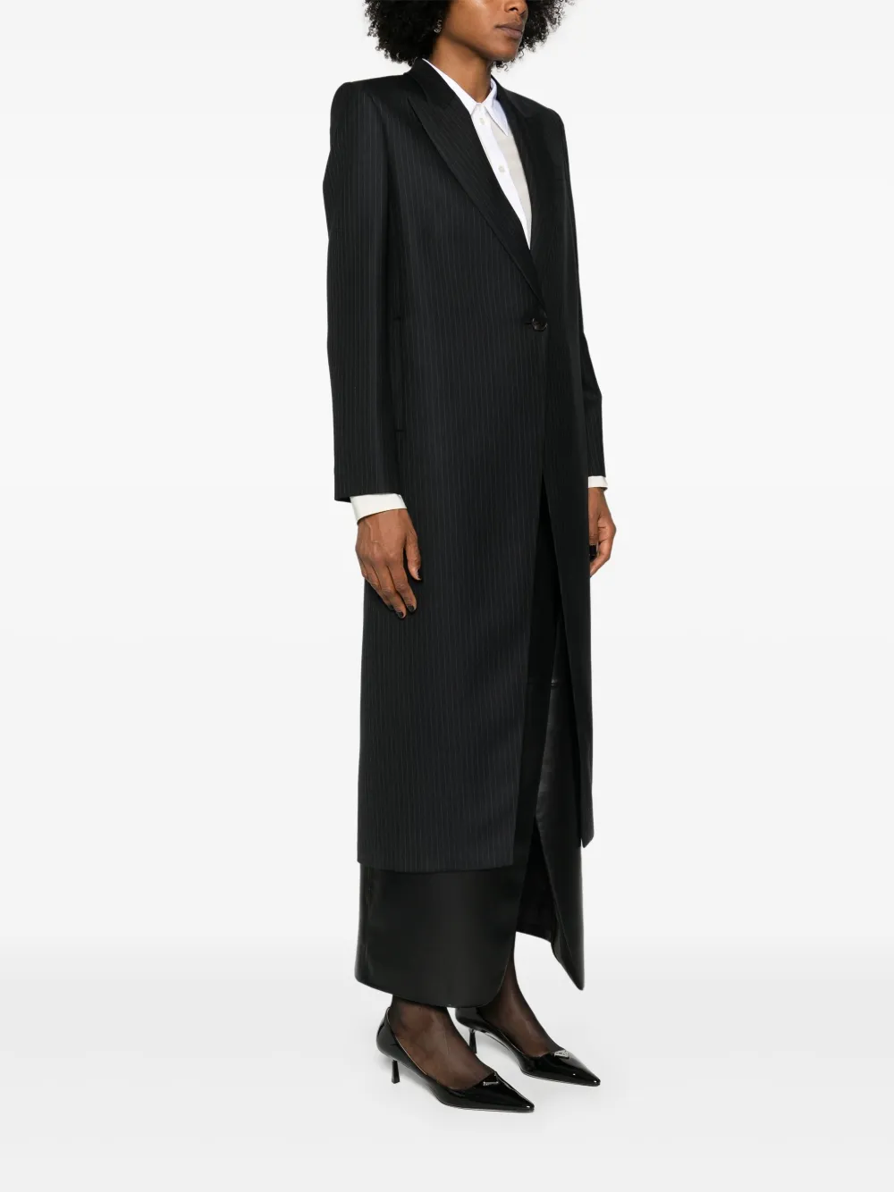 Alexander McQueen Jas met krijtstreep Zwart