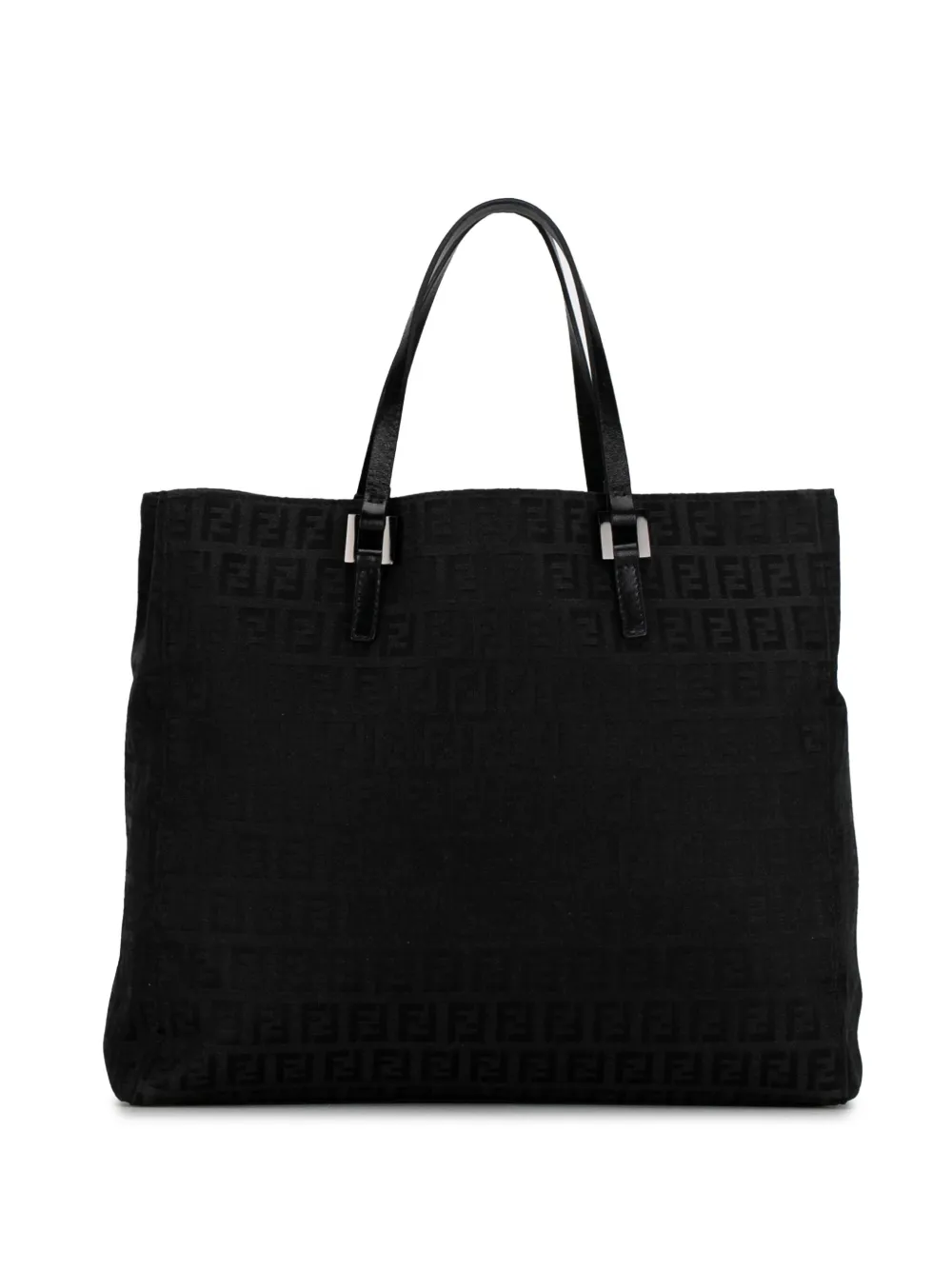 Fendi Pre-Owned 2000-2010 Zucchino Canvas tote bag – Black