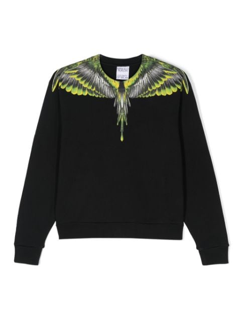 Marcelo Burlon County Of Milan Kids wings-print cotton sweatshirt