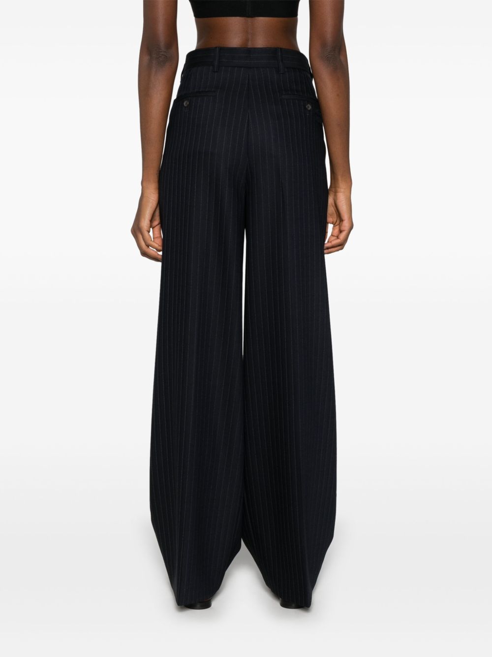 Miu Miu pinstriped straight-leg trousers Women