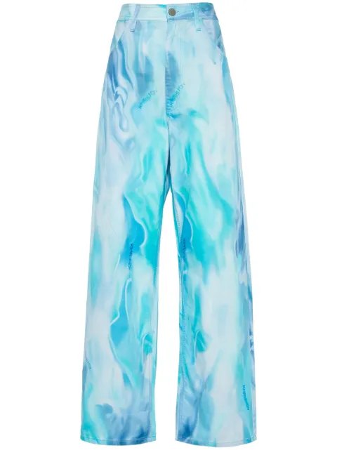 Khrisjoy Elio air-print loose trousers