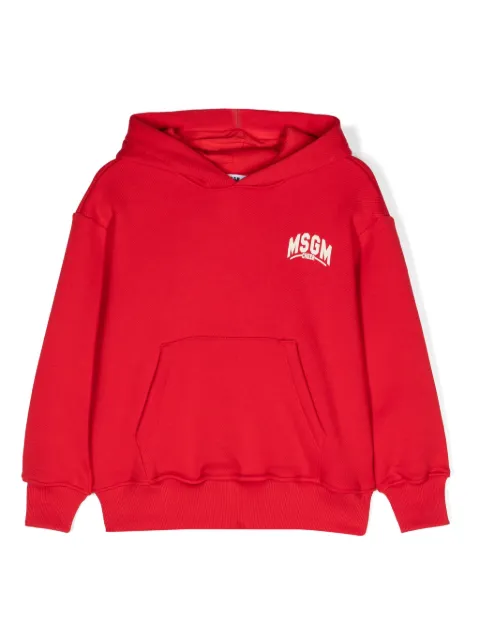 MSGM Kids long-sleeve cotton hoodie